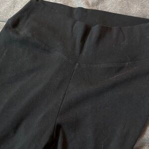 NATURAL LIFE Black Ribbed Waistband Leggings